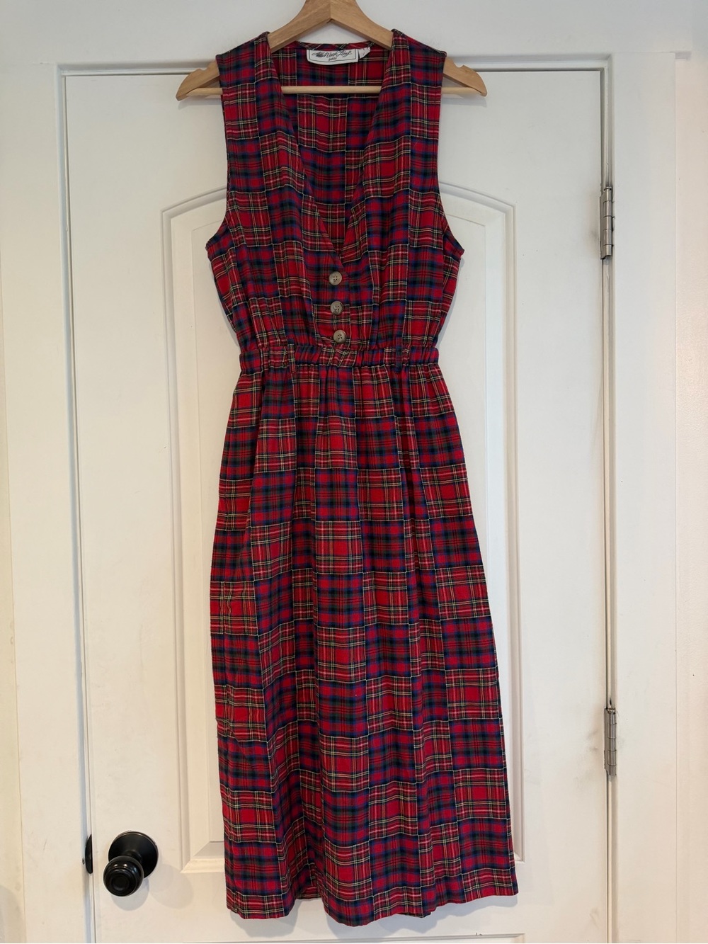 Vintage All Week Long Patchwork Plaid Dress - 4